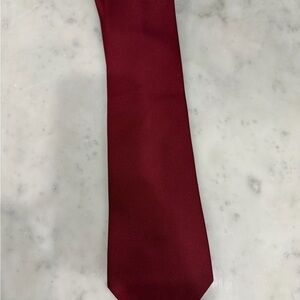 Geoffrey Beene Rich Burgundy Tie
